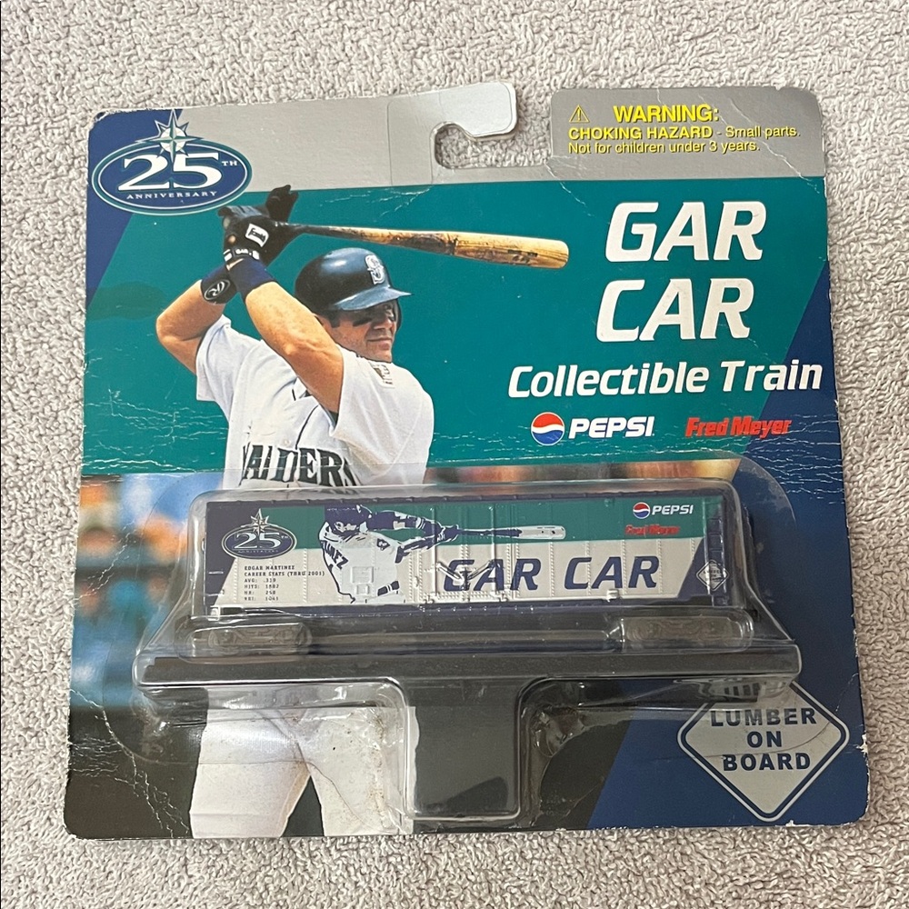 2002 Pepsi 25th Anniversary Gar Car Collectible Train Edgar Martinez